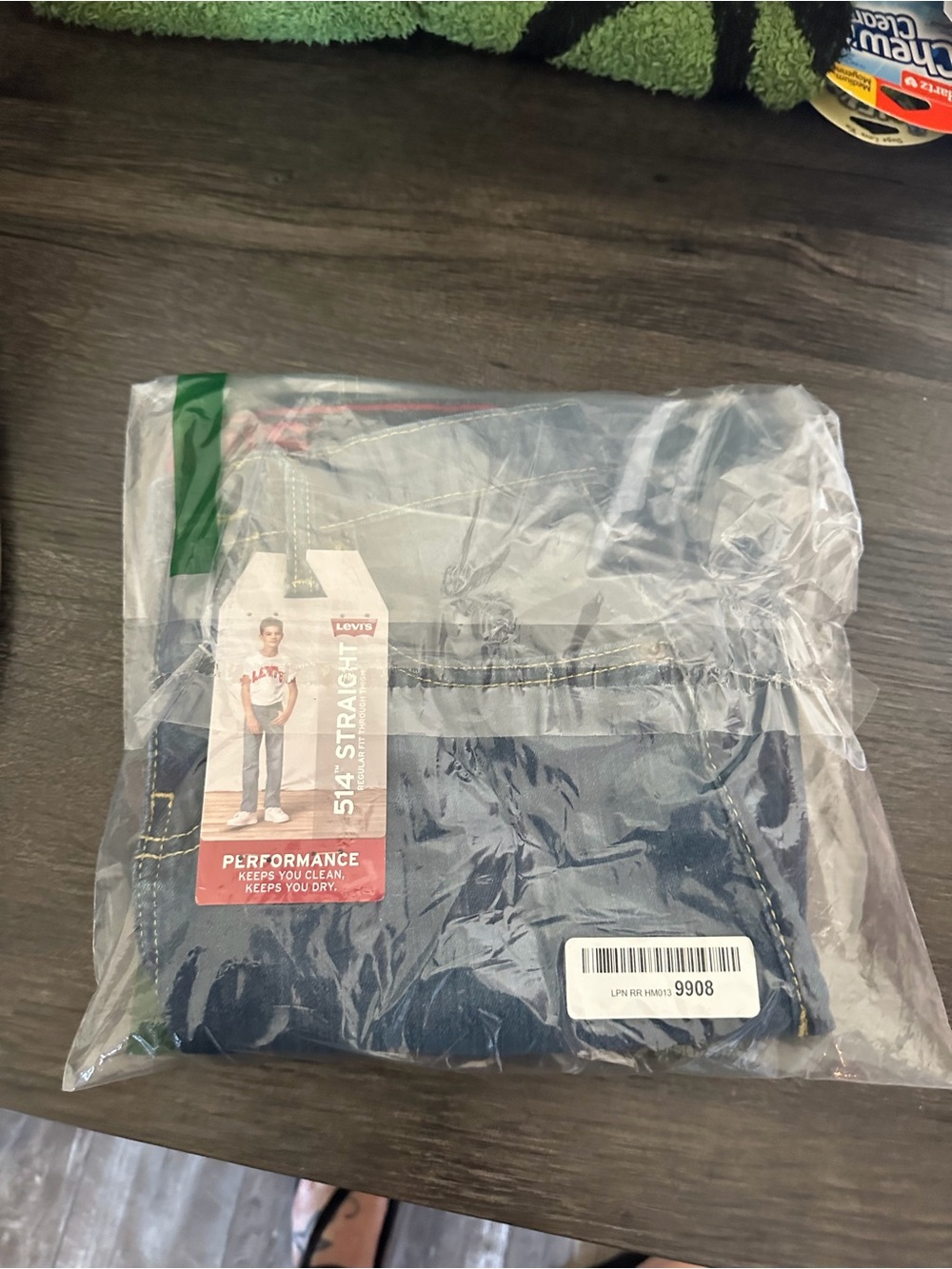 Levi's Dark Blue Straight Jeans with Contrast Stitching